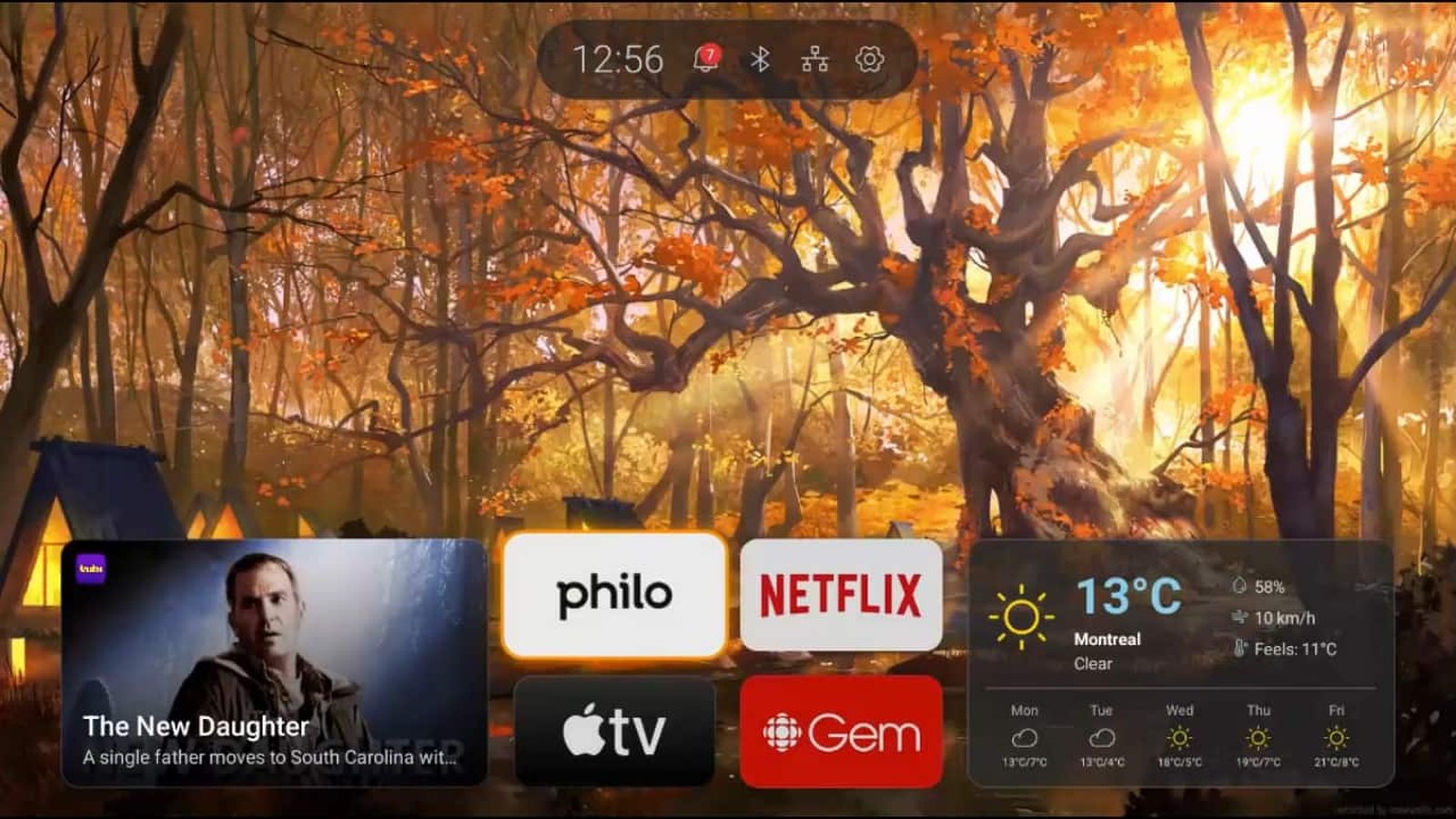 ATV Launcher: wallpaper, tiles and a weather widget